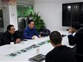 蘇州恒成芯興總經(jīng)理陳光第一行到訪云創(chuàng)